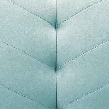 3-sits soffa Senja - Blått, mörkt trä - Möbler - Soffa - Sammetssoffa