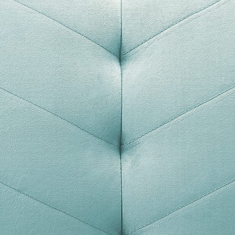 3-sits soffa Senja - Blått, mörkt trä - Möbler - Soffa - Sammetssoffa