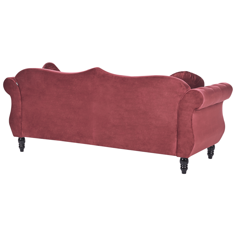 3-sits soffa Skien - Mörkröd - Möbler - Soffa - Sammetssoffa