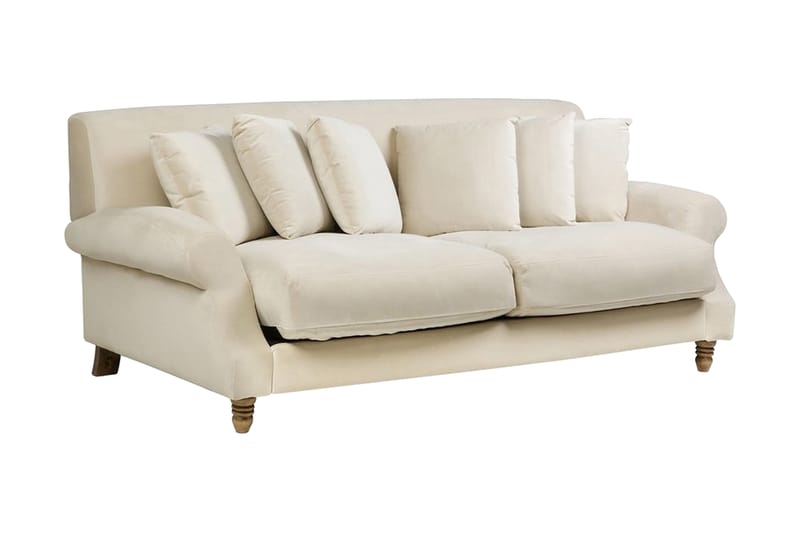 Soffa 2-4 Sits Eike - Beige - 3 sits soffa