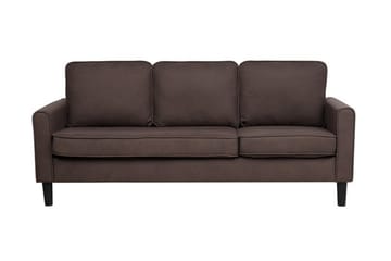 Soffa 2-4 Sits Med Fotpall Avesta - Brun - Möbler - Soffa - 3 sits soffa