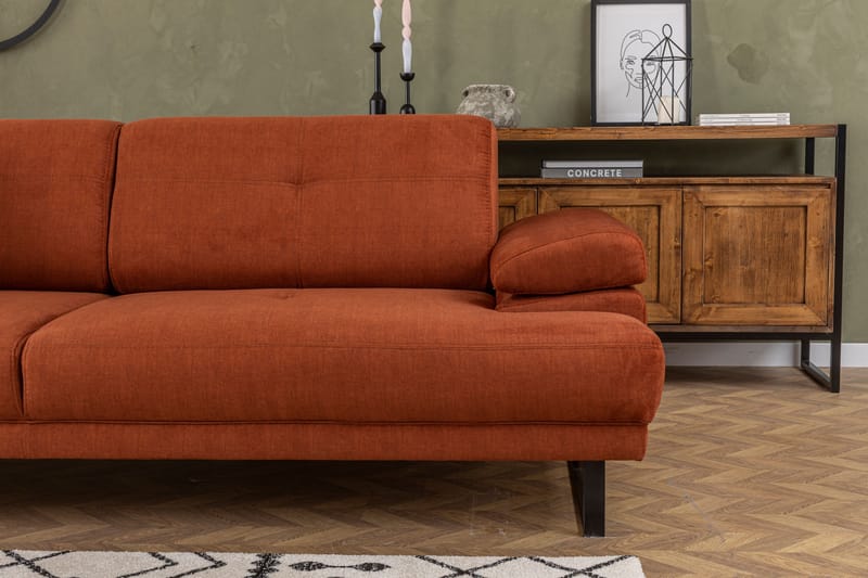 Soffa 3-sits Caboolture - Orange - 3 sits soffa