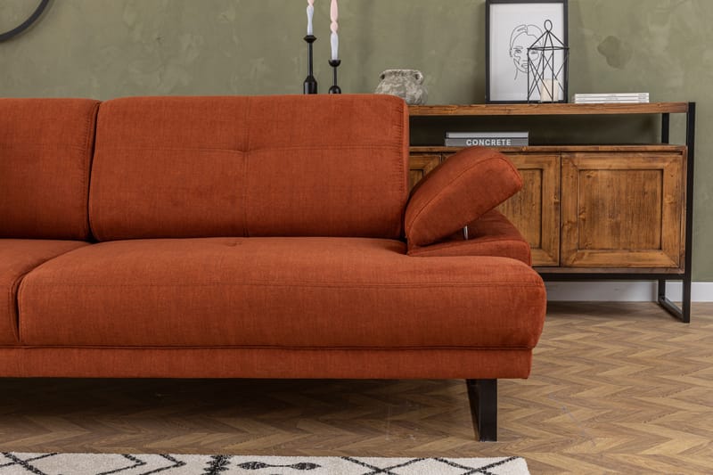 Soffa 3-sits Caboolture - Orange - 3 sits soffa