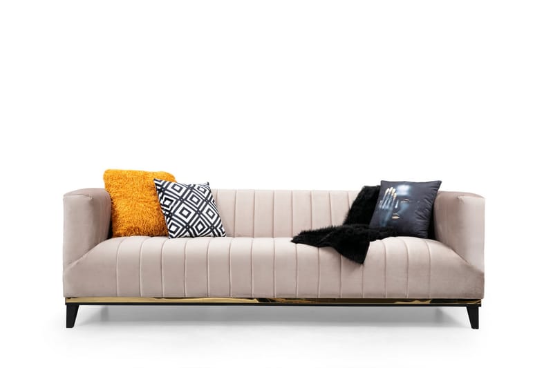 Soffa 3-sits Coonamble - Beige - Möbler - Soffa - 3 sits soffa