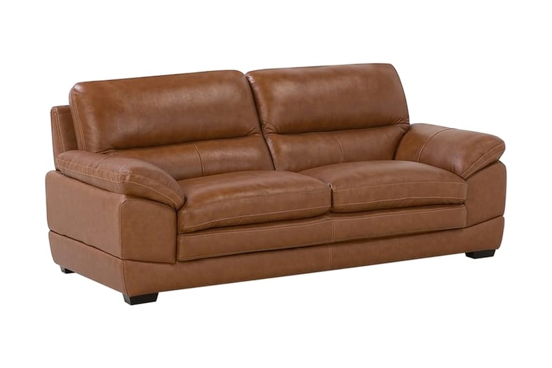 Soffa 3 Sits Horten - Brun - Möbler - Soffa - 3 sits soffa