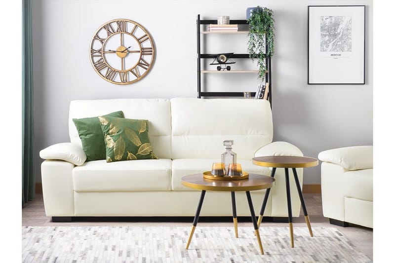 Soffa 3 Sits Vogar - Beige|Vit - Möbler - Soffa - 3 sits soffa