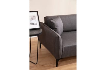 Soffa 3-sits Wangaratta - Mörkgrå - Möbler - Soffa - 3 sits soffa