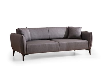 Soffa 3-sits Wangaratta - Mörkgrå - Möbler - Soffa - 3 sits soffa