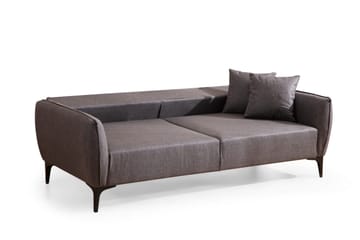 Soffa 3-sits Wangaratta - Mörkgrå - Möbler - Soffa - 3 sits soffa