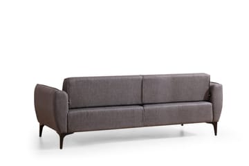Soffa 3-sits Wangaratta - Mörkgrå - Möbler - Soffa - 3 sits soffa