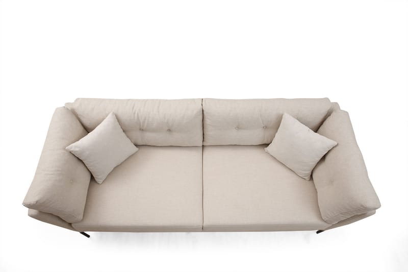 Soffa 3-sits Yass - Beige - Möbler - Soffa - 3 sits soffa