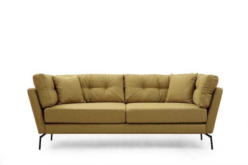 Soffa 3-sits Yass - Grön - Möbler - Soffa - 3 sits soffa