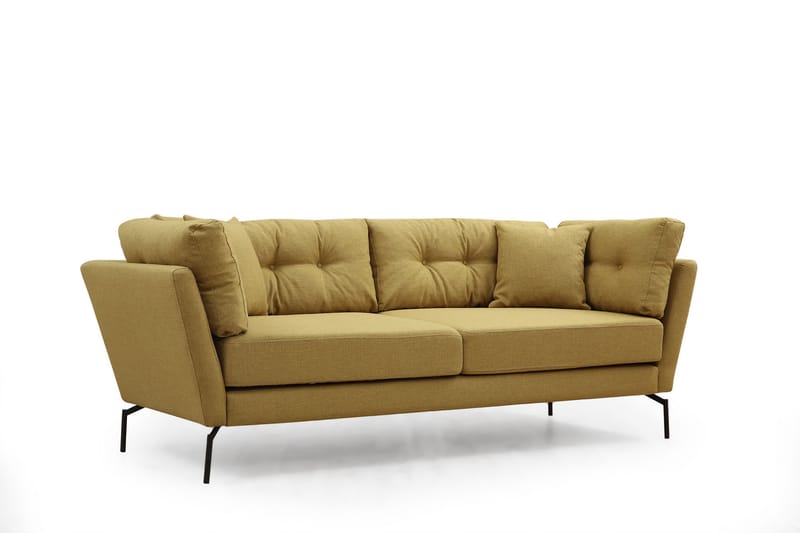 Soffa 3-sits Yass - Grön - Möbler - Soffa - 3 sits soffa