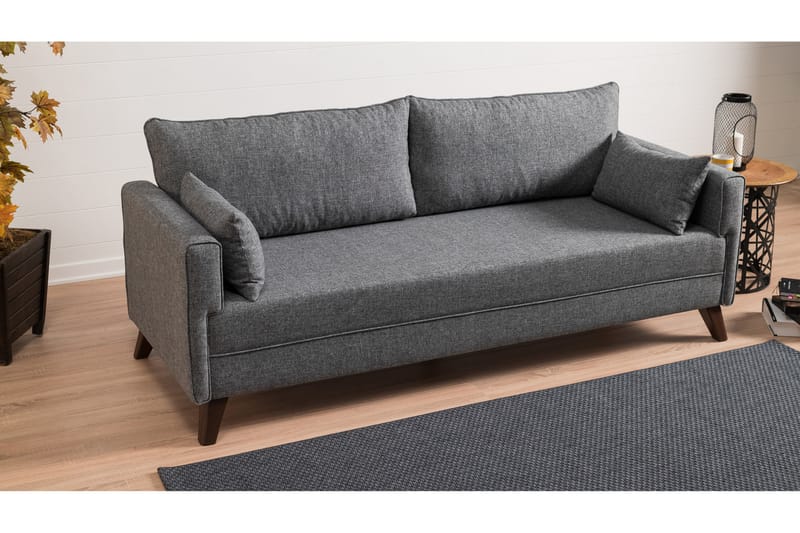 Soffa Burundi 3-sits - Grå - Möbler - Soffa - 3 sits soffa