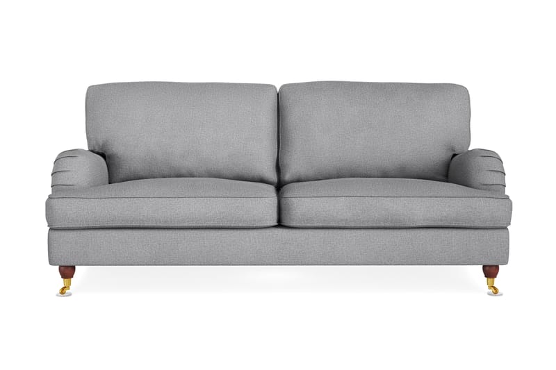 Soffa Howard Oxford 3-sits - Ljusgrå - Howardsoffa - 3 sits soffa