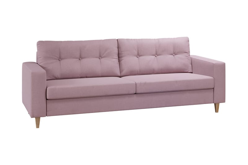 Soffa Mist 154x91x83 cm - Rosa - 3 sits soffa