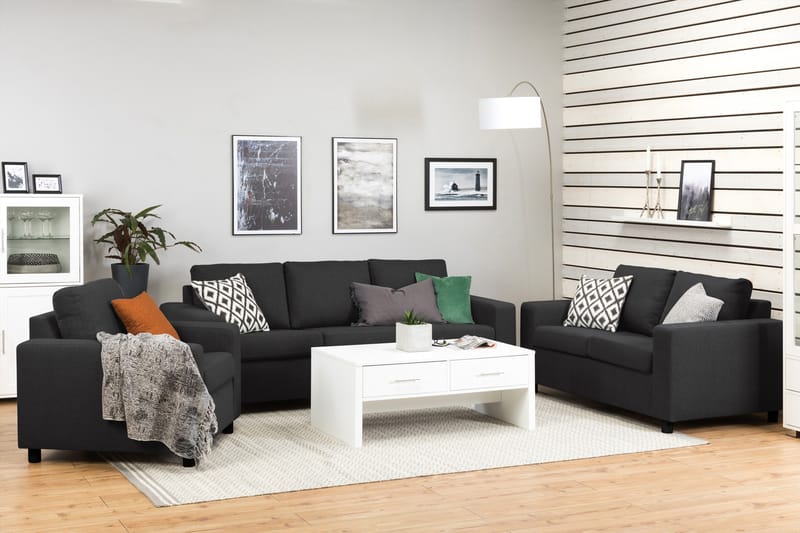 Soffa Nevada 3-sits - Antracit - Möbler - Soffa - 3 sits soffa