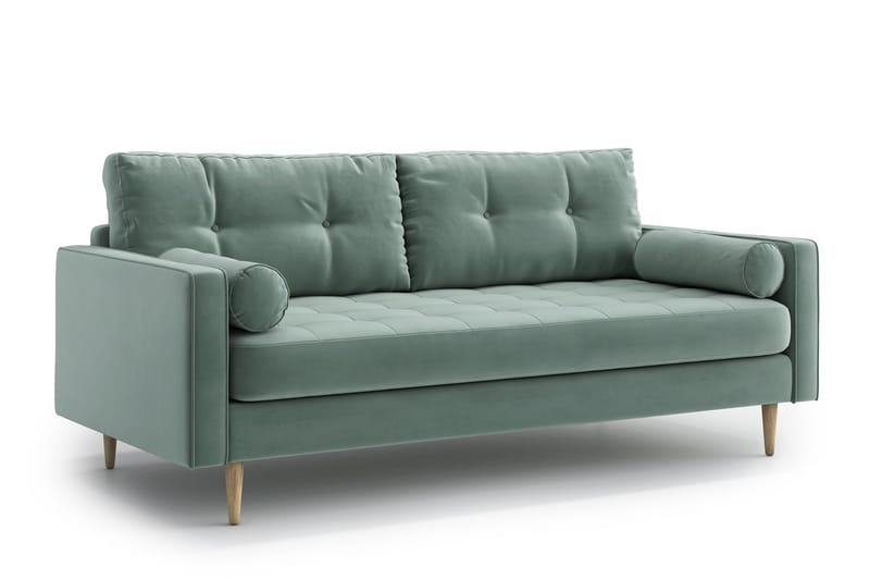 Soffa Stephanie 3-sits - Grön - Möbler - Soffa - 3 sits soffa