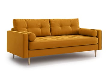 Soffa Stephanie 3-sits - Gul - Möbler - Soffa - 3 sits soffa
