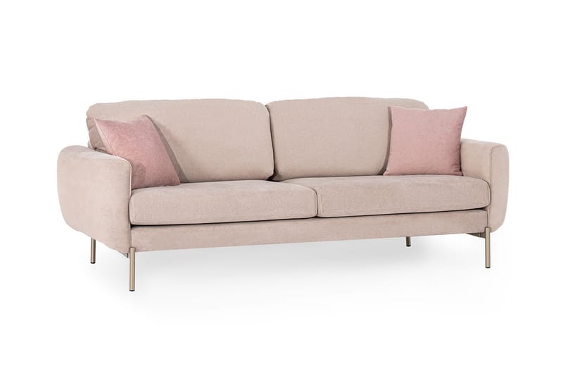 Soffa Tautoro 3-sits - Rosa - Möbler - Soffa - 3 sits soffa