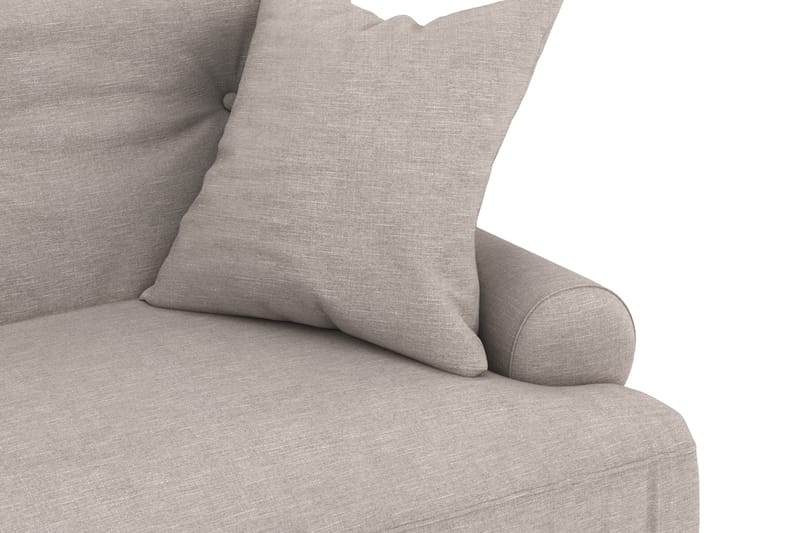 Soffa Webber 3-sits - Beige|Mässing - Howardsoffa - 3 sits soffa