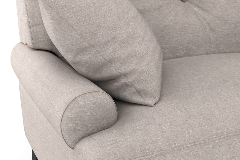 Soffa Webber 3-sits - Beige|Mässing - Howardsoffa - 3 sits soffa