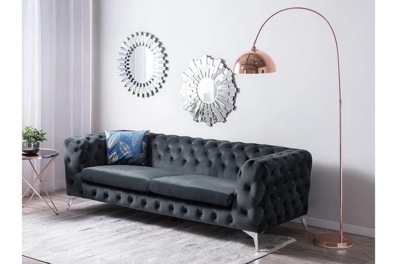 Sotra Soffa 2-4 Sits - Grå - Möbler - Soffa - 3 sits soffa