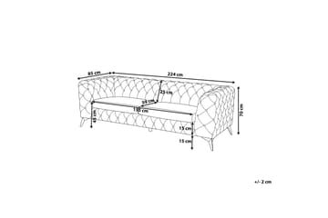 Sotra Soffa 2-4 Sits - Grön - Möbler - Soffa - 3 sits soffa