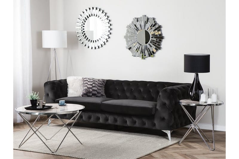 Sotra Soffa 2-4 Sits - Svart - Möbler - Soffa - 3 sits soffa