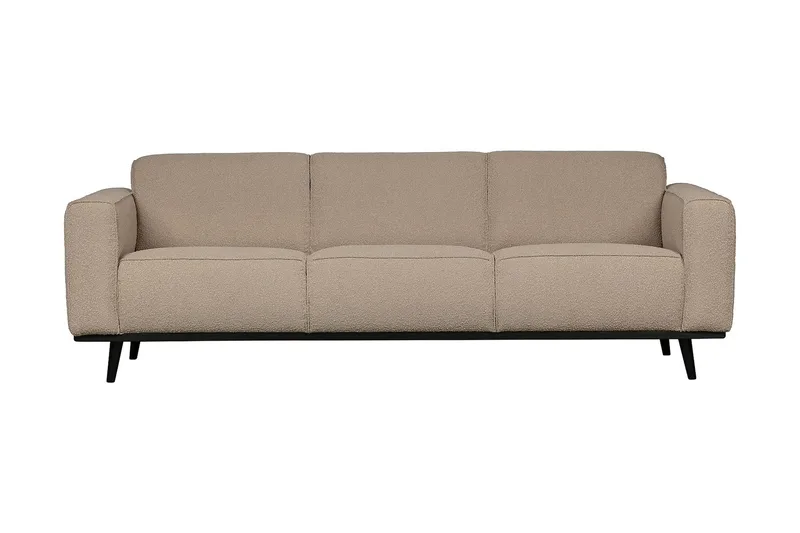 Statement 3-sits Soffa i Bouclé, Beige