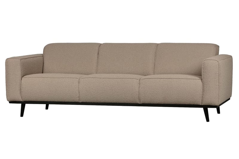 Statement 3-sits Soffa i Bouclé - Beige - Möbler - Soffa - 3 sits soffa