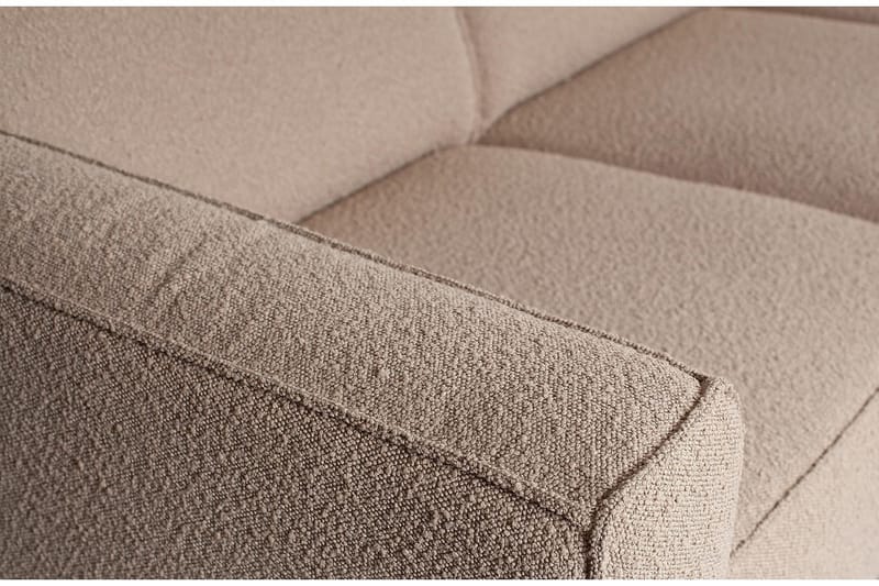 Statement 3-sits Soffa i Bouclé - Beige - Möbler - Soffa - 3 sits soffa