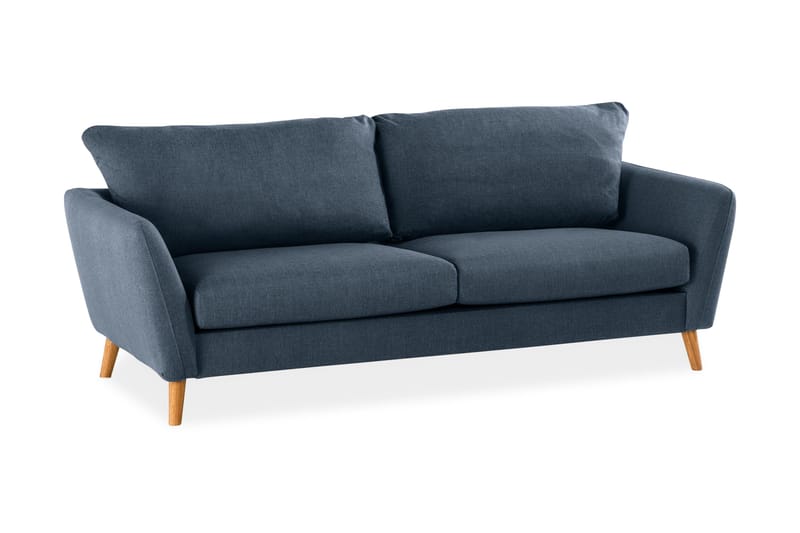 Trend 3-sits Tygsoffa - Blå - Möbler - Soffa - 3 sits soffa
