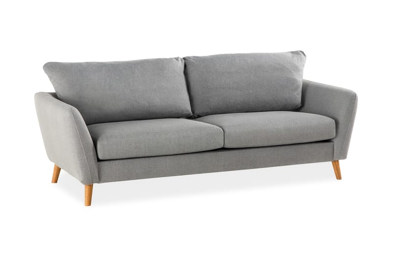 Trend 3-sits Tygsoffa - Ljusgrå - Möbler - Soffa - 3 sits soffa