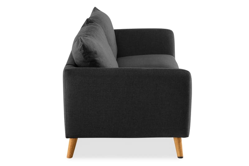 Trend 3-sits Tygsoffa - Svart - Möbler - Soffa - 3 sits soffa