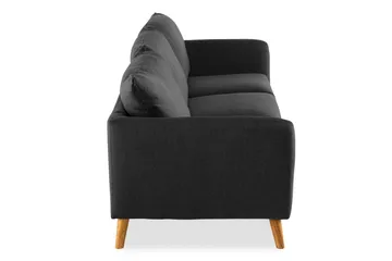 Trend 3-sits Tygsoffa - Svart - Möbler - Soffa - 3 sits soffa