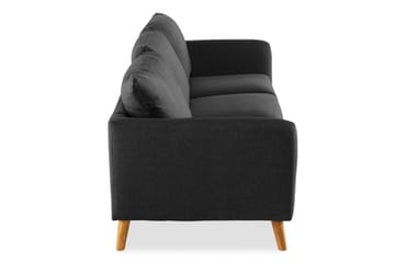Trend 3-sits Tygsoffa - Svart - Möbler - Soffa - 3 sits soffa