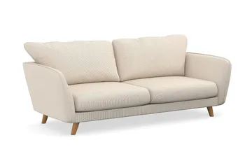 Trend Lyx 3-sits Manchestersoffa - Beige - Möbler - Soffa - 3 sits soffa