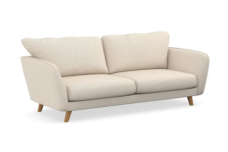 Trend Lyx 3-sits Manchestersoffa - Beige - Möbler - Soffa - 3 sits soffa