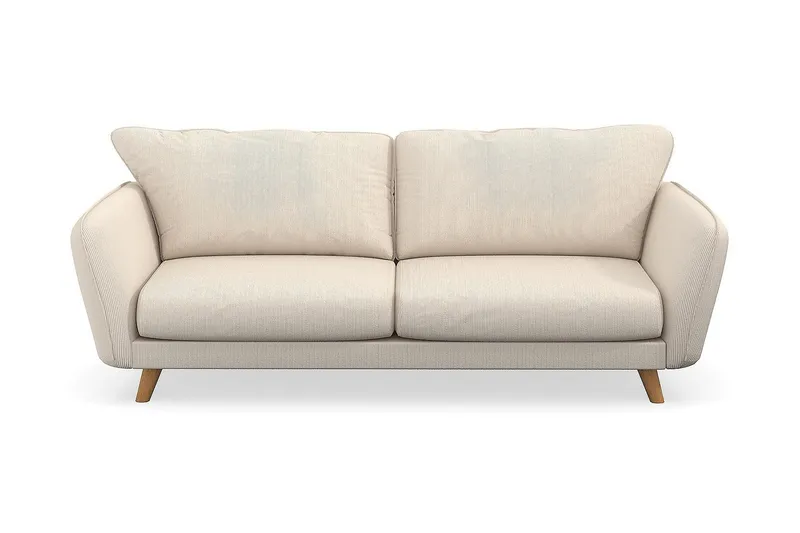 Trend Lyx 3-sits Manchestersoffa, Beige