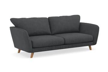 Trend Lyx 3-sits Manchestersoffa - Mörkgrå - Möbler - Soffa - 3 sits soffa