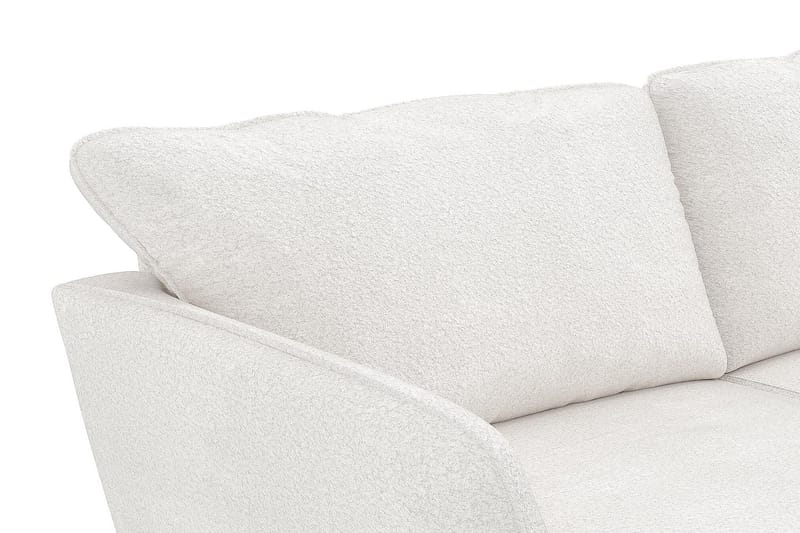 Trend Lyx 3-sits Soffa i Bouclé - Vit - Möbler - Soffa - 3 sits soffa