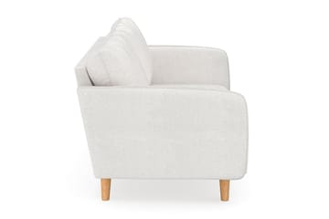 Trend Lyx 3-sits Soffa i Bouclé - Vit - Möbler - Soffa - 3 sits soffa