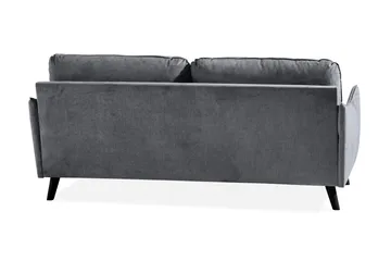 Trend Lyx 3-sits Soffa - Mörkgrå/Svart - Möbler - Soffa - 3 sits soffa