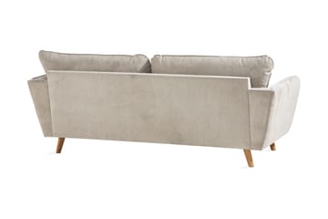 Trend Lyx 3-sits Tygsoffa - Beige - Möbler - Soffa - 3 sits soffa
