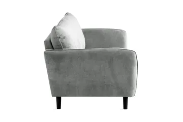 Trend Lyx 3-sits Tygsoffa - Grå - Möbler - Soffa - 3 sits soffa