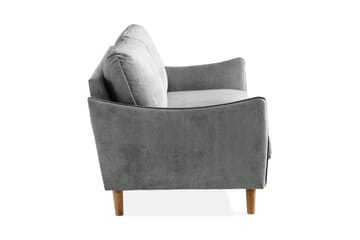 Trend Lyx 3-sits Tygsoffa - Grå - Möbler - Soffa - 3 sits soffa