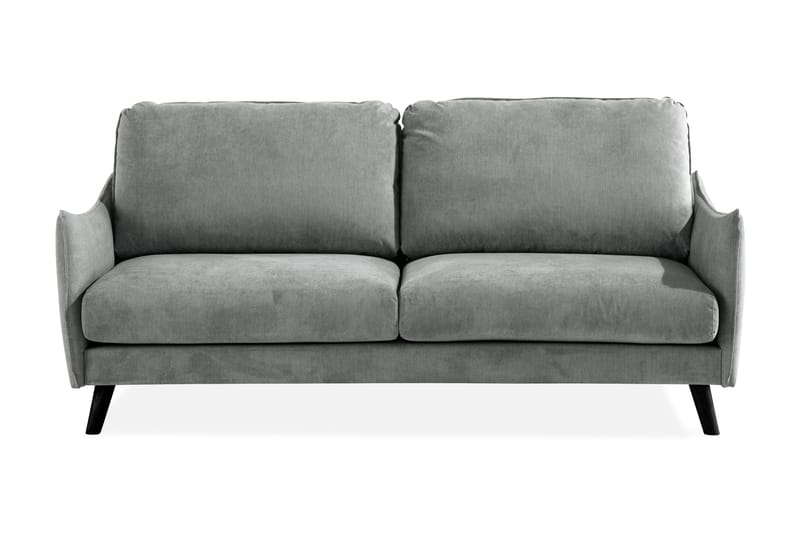 Trend Lyx 3-sits Tygsoffa - Grå - Möbler - Soffa - 3 sits soffa
