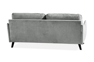 Trend Lyx 3-sits Tygsoffa - Grå - Möbler - Soffa - 3 sits soffa