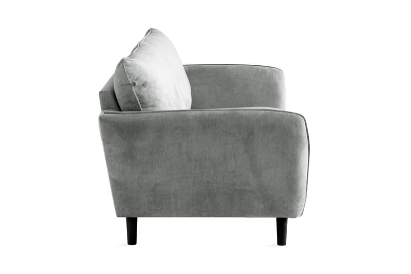 Trend Lyx 3-sits Tygsoffa - Grå - Möbler - Soffa - 3 sits soffa